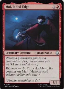 Mai, Jaded Edge U Avatar: The Last Airbender 147 NM MTG - Image 1