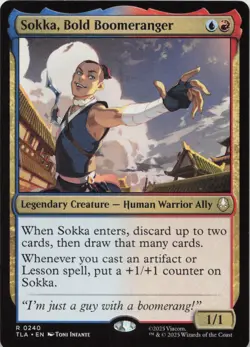 Sokka, Bold Boomeranger R Avatar: The Last Airbender 240 NM MTG - Image 1