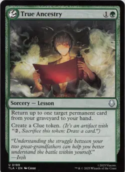 True Ancestry U Avatar: The Last Airbender 199 NM MTG - Image 1