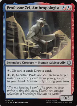 Professor Zei, Anthropologist U Avatar: The Last Airbender 238 NM MTG - Image 1