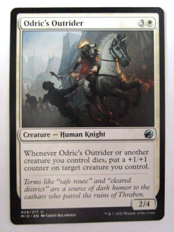 MTG Ordric's Outrider 029/277 Mid Midnight Hunt Uncommon Near Mint!! - Image 1