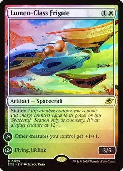 MTG - Lumen-Class Frigate - Foil - Edge of Eternities - Magic the Gathering - Image 1