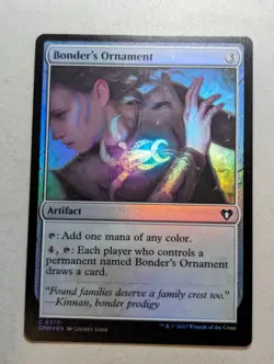 MTG - CMM Commander Masters - C 0370 - FOIL - Bonder's Ornament - NM/VLP - Image 1