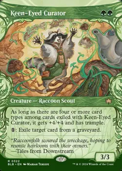 1x Keen-Eyed Curator - Showcase - Bloomburrow - Near Mint, English - MTG! - Image 1