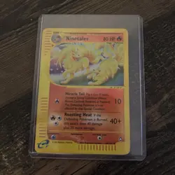 Pokemon Ninetales Aquapolis 25/147 Rare Regular English 2002 Stage 1 80HP - Image 1