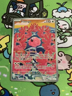 Pokemon TCG Flamigo 227/193 Illustration Rare Scarlet & Violet Paldea Evolved - Image 1
