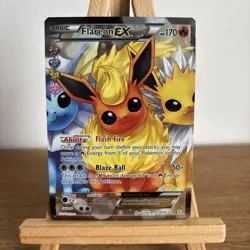 2016 Pokemon XY Generations Radiant Collection #RC28 Flareon EX - Image 1
