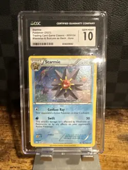 Starmie *CGC 10* Holo *Classic Collection* #5 * Pokemon - Image 1
