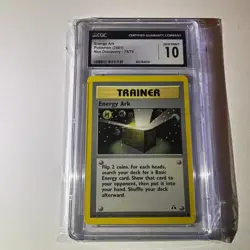 2001 POKEMON NEO DISCOVERY #75 ENERGY ARK PSA 10 - Image 1