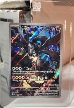 N’s Zekrom 031 Black Star Promo Pokemon Center Stamped NM Ascended Heroes Mega - Image 1