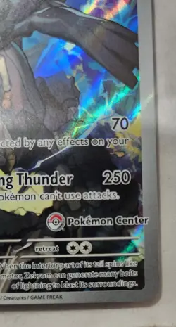 N’s Zekrom 031 Black Star Promo Pokemon Center Stamped NM Ascended Heroes Mega - Image 3