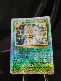 Pokemon Legendary Collection Reverse Holo Beedrill 20/110.-Pre-Owned HP-DMG 2002 - Image 1