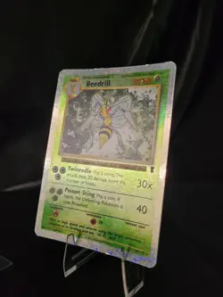 Pokemon Legendary Collection Reverse Holo Beedrill 20/110.-Pre-Owned HP-DMG 2002 - Image 2