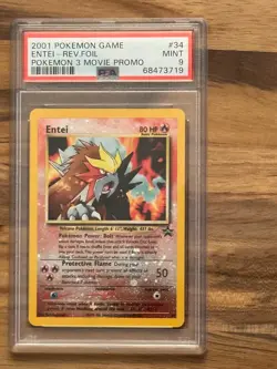 Pokemon Black Star ENTEI League Promo PSA 9 PSA # 68473719 - Image 1