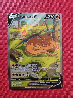 Pokemon Charizard V SWSH260 Sword & Shield Promo Holo 220 HP English TCG - Image 1
