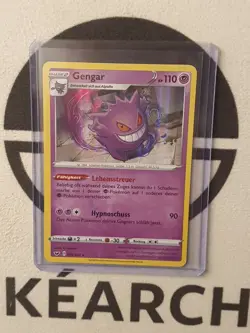 Gengar 085/202 Holo Schwert & Schild Set Pokemon Karte Deutsch TCG Near MINT NM - Image 1