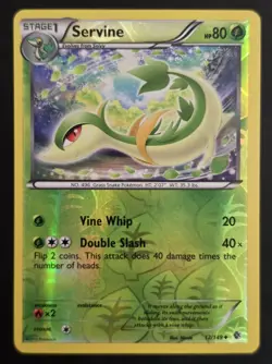 Pokemon SERVINE 12/149 Reverse Holo Boundaries Crossed - Near Mint 🍒 - Image 4