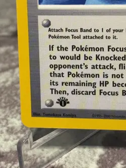 Focus Band - 1st Edition - 86/111 Neo Genesis - Pokemon TCG - 2000 - NM - Image 5