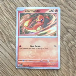 Pokemon TCG Charmander SV3EN 009/165 Scarlet & Violet 151 Reverse Holo 60 HP - Image 1