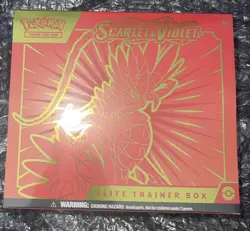 Pokemon Scarlet and Violet Elite Trainer Box Koraidon Red ETB SEALED NEW - Image 1