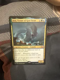 Aesi, Tyrant of Gyre Strait - 210 - NM - Commander: Duskmourn - MTG - Image 1
