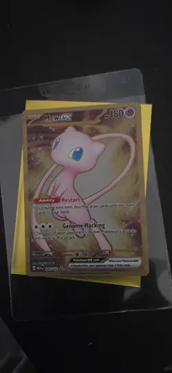 METAL PROMO Pokemon Mew Scarlet & Violet 151 205/165 Secret Rare Full Art Holo - Image 1