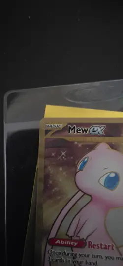 METAL PROMO Pokemon Mew Scarlet & Violet 151 205/165 Secret Rare Full Art Holo - Image 2