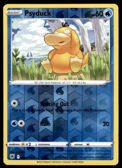 Psyduck 028/189 Common Astral Radiance Pokemon Reverse Holo Lightly Played - Image 1