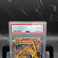 2016 POKEMON XY EVOLUTIONS #13 M CHARIZARD EX PSA 10 - Image 2