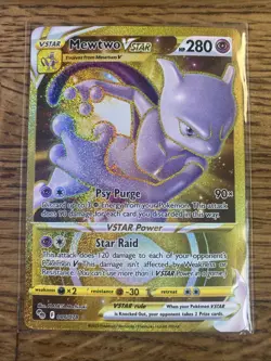 Mewtwo VSTAR NM (Secret) 086/078 Pokemon GO Holo - Image 1