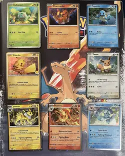 151 Scarlet Violet Promo Cosmo Holo Pokemon Set - Image 1