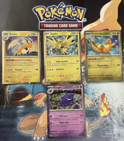 151 Scarlet Violet Promo Cosmo Holo Pokemon Set - Image 3