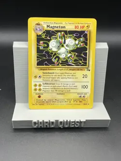 Pokemon TCG Magneton 26/62 Fossil Base Set Non-Holo Rare NM - Image 1