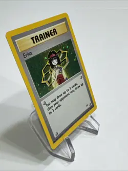 Pokemon MP TCG Gym Heroes HOLO Erika Trainer 16/132 - Image 3