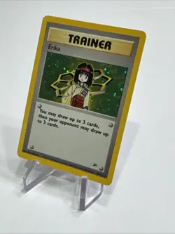 Pokemon MP TCG Gym Heroes HOLO Erika Trainer 16/132 - Image 5
