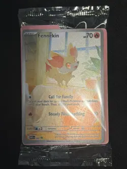 Pokemon Fennekin Chaos Rising Promo Illustration Rare 080 - Image 2