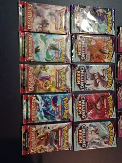 Pokemon 14 Packs 🔥 Fusion Strike, Chilling Reign, Paldea Evolved Full Art Sets - Image 5