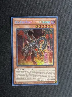 Red Eyes Black Meteor Dragon MP24-EN107 Prismatic Secret Rare 1st Ed NM Yu-Gi-Oh - Image 1