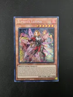 Yugioh! Elfnote Lucina, BPRO-EN010, Secret Rare, 1st Edition English - Image 1