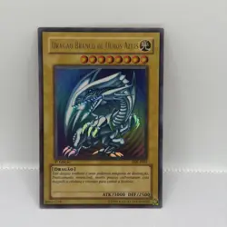 YUGIOH BLUE-EYES WHITE DRAGON BIK-S001 1st ULTRA SPANISH MP/HP (WNU) - Image 1