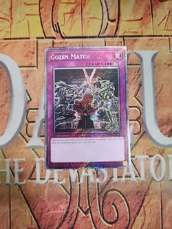 Gozen Match RA04-EN134 Platinum Secret Rare 1st Ed NM Yugioh - Image 1