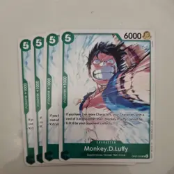OP07-033 MONKEY.D.LUFFY x4 playset Uncommon 500 Years In The Future One Piece - Image 1