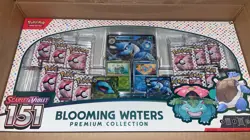 Pokemon TCG Scarlet & Violet 151 Blooming Waters Premium Collection Box Sealed - Image 1