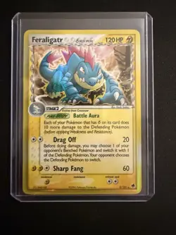 Feraligatr Delta Species 2/101 EX Dragon Frontiers Holo Pokemon Trading Card MP - Image 1