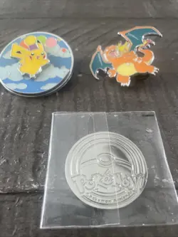 Pokemon Charizard & Pikachu Celebrations Ultra Premium Collection UPC Pin Set! - Image 2