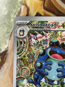 Seismitoad 105/086 IR Pokemon Black Bolt English Holo - Pack Fresh NM 🔥 - Image 3