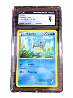 Squirtle Regular Common #14 - CGC MINT 9 - 2013 BW Plasma Blast - Pokemon TCG - Image 1