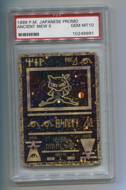 1999 Pokemon Japanese ANCIENT MEW II Movie Promo PSA 10 - Image 1
