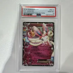 POKEMON 2016 XY SYLVEON EX GENERATIONS RADIANT COLLECTION ENGLISH PSA 10 - Image 1