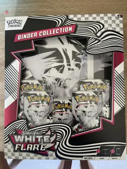 White Flare Binder Collection Pokemon ( IN HAND) - Image 1